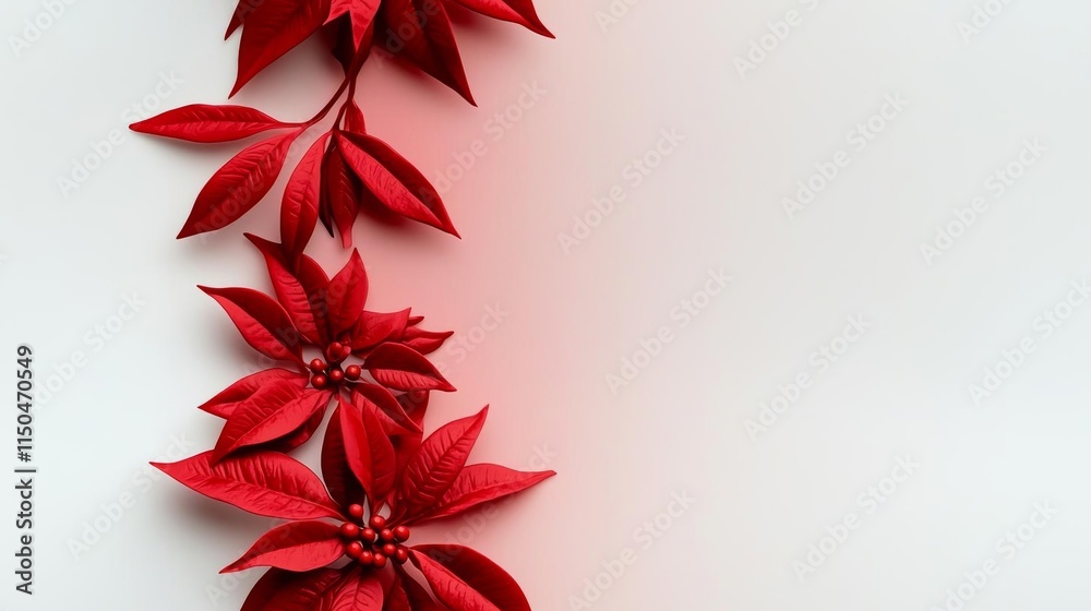 Wall mural minimal photostock of a abstract background red blur gradient with bright clean ,christmas backgroun