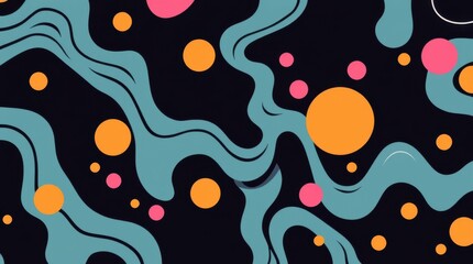 Dynamic abstract background with colorful shapes vibrant environment digital art modern viewpoint