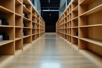 Obraz premium Drought leaving shelves empty in warehouse