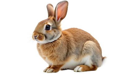 Obraz premium rabbit isolated on white background