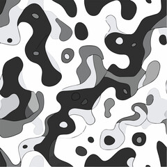 Vecter seamless pattern of Wavy Liquid illustration