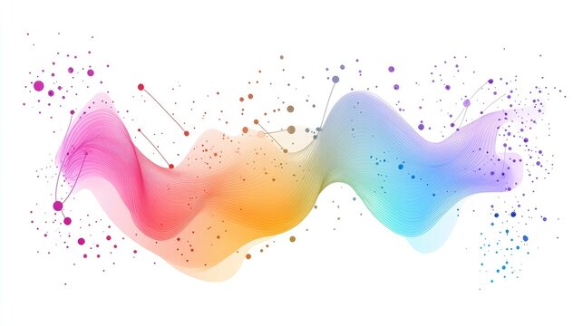 an abstract scatter plot clipart, statistical analysis element, artistic style, rainbow gradient, isolated on white background --ar 16:9 --v 6.1 Job ID: 7efc8ff5-a0b3-4a88-9959-7c78b422b01a