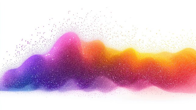 an abstract scatter plot clipart, statistical analysis element, artistic style, rainbow gradient, isolated on white background --ar 16:9 --v 6.1 Job ID: 9c327218-8d9a-45b9-8236-d6309ee28142