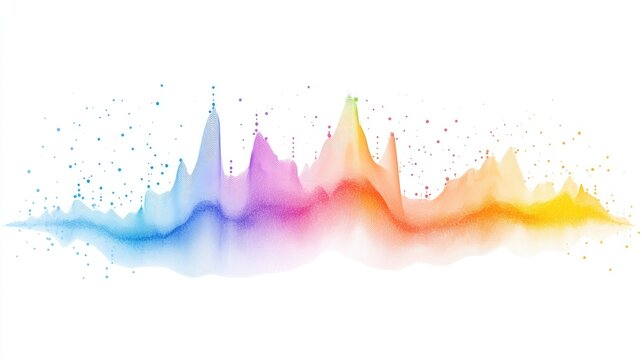 an abstract scatter plot clipart, statistical analysis element, artistic style, rainbow gradient, isolated on white background --ar 16:9 --v 6.1 Job ID: 9d04b6ad-de08-4837-8d26-721d88b81c29