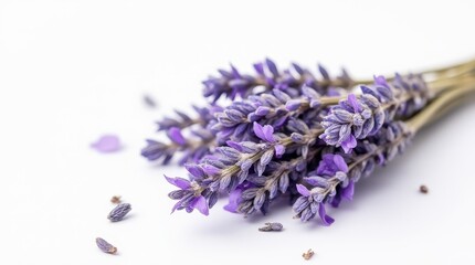 Rustic Dried Lavender Bouquet Photography