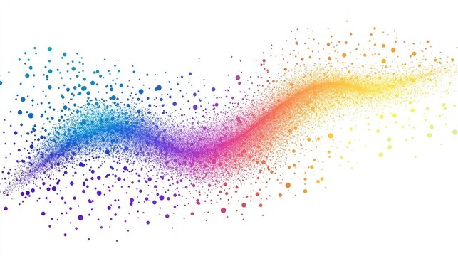 an abstract scatter plot clipart, statistical analysis element, artistic style, rainbow gradient, isolated on white background --ar 16:9 --v 6.1 Job ID: bc8443f8-2397-4fd7-8266-2a036b0e77e6