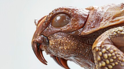 Obraz premium Close-Up of Intricate Insect Features with Textured Exoskeleton
