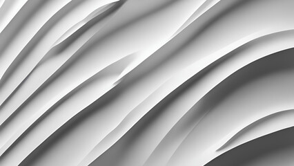 Obraz premium Abstract monochrome background with flowing, wavy lines creating a sense of depth and movement through light and shadow
