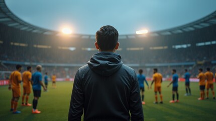Soccer Coach in the Rain: Observing Early Morning Training