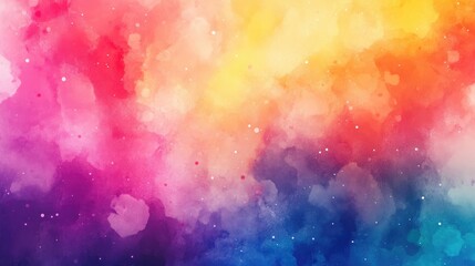 Network flat design top view theme information technology water color vivid 