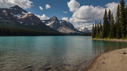 lake in the mountains