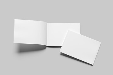 Blank a4 landscape white