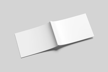 Blank a4 landscape white