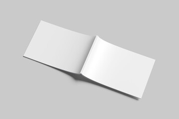 Blank a4 landscape white