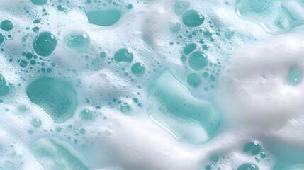 A soft texture resembling the calm surface of a lagoon with gentle gradients of aqua and teal blending into white foam patterns.