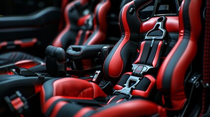 Comfortable travel safety seat for secure and safe auto transportation experience for passengers