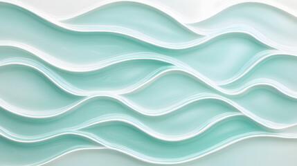 Obraz premium A tranquil sea-inspired texture with smooth ripples in light aqua and soft white reflecting the peacefulness of a calm ocean.