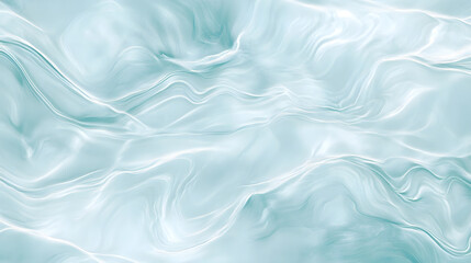 Fototapeta premium A tranquil sea-inspired texture with smooth ripples in light aqua and soft white reflecting the peacefulness of a calm ocean.