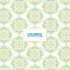 Colorful abstract geometric pattern design