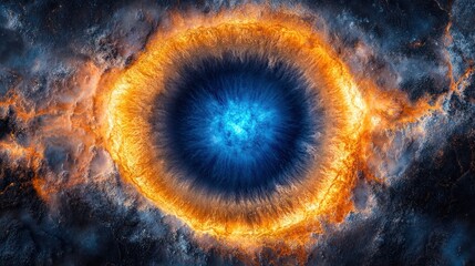 Fototapeta premium Cosmic eye, nebula, space, universe, celestial, vibrant, colorful, swirling