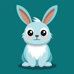 Obraz premium Rabbit Cartoon Character Illustration for Kids