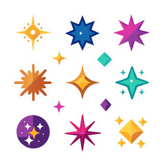 Obraz premium set of stars