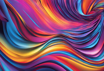 Naklejka premium Abstract Swirling Vortex of Vibrant Colors: A Dynamic Composition of Fluid Motion and Energy