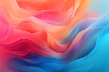 Fototapeta premium Vibrant colorful abstract background flowing smoothly with soft pastel tones