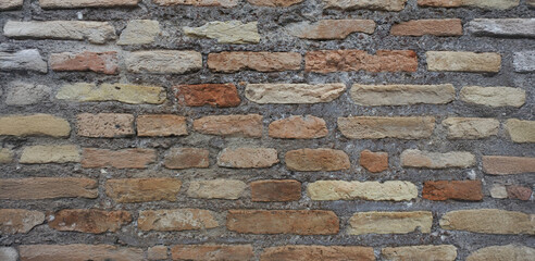 Detalle de precisión de muro romano