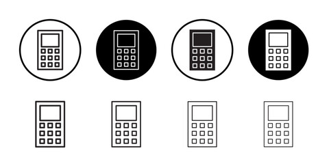 Phone icon set Vector set outline