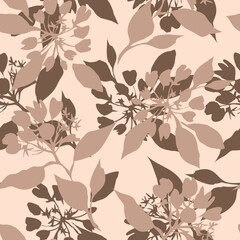 Decorative Flowers Seamless Pattern 12d.eps
