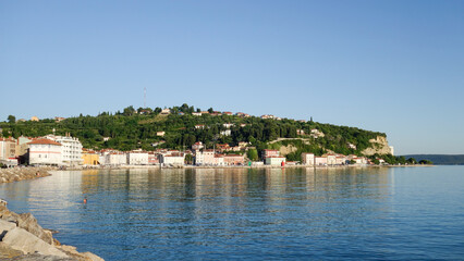 Ville côtière de Piran en Slovénie