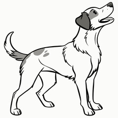 illustration of a dog