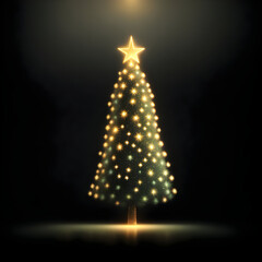 christmas tree with lights