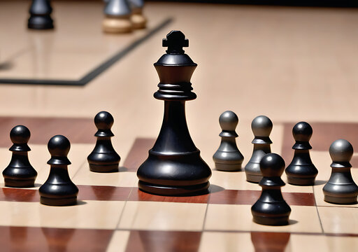 The Black Pawn Outmaneuvered Its Opponent To Emerge Victorious Despite Being Outnumbered.