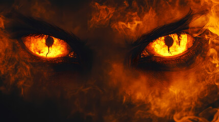 Halloween day eyes of jack o lanterns trick or treating samhain all hallows eve all saints eve all hallowe en spooky horror ghost demon background october Hallowed. Illustration