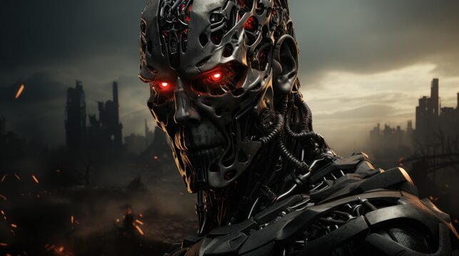 Cybernetic Apocalypse: A Terminator's Gaze