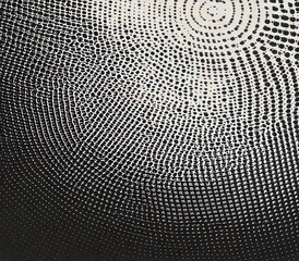 Halftone gradient pattern. Abstract halftone dots background. Monochrome dots pattern. Grunge texture. Vector illustration for design isolated on white