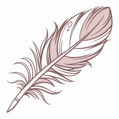 Obraz premium illustration of a feather