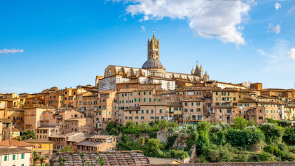 Obraz premium Altstadt von Siena in der Toskana