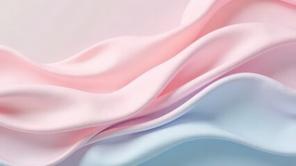 Obraz premium Calm, soothing pastel colors with soft waves or smooth lines