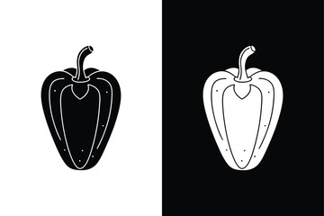 Paprika Silhouette Icon. A Timeless Vector for Any Theme