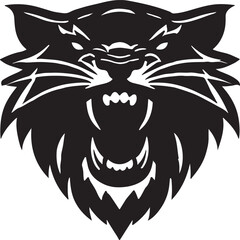 Fierce Tiger Head Icon: Bold Designs for Logos and Branding