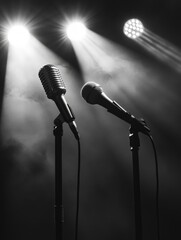 Obraz premium Stage Mics