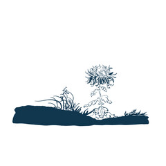 chrysanthemum landscape nature japanese chinese vector design background elements