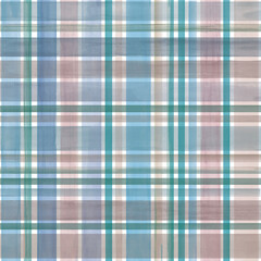 watercolor check pattern. unique colorful design .hand drawn checks new and classic pattern