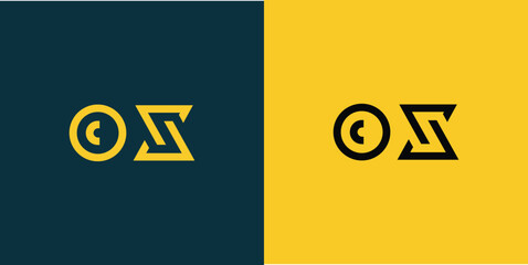 OX abstract  minimalist letters Logo Monogram. It is a minimalist logo, this logo is made by combining two letters