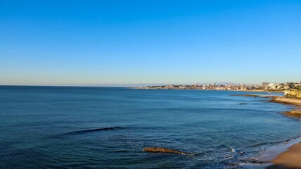 beach in santa maria de mar, costa blanca province, spain