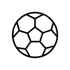 Fototapeta premium Soccer ball illustration, minimalist design, sports equipment, black and white, copy space