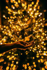 background with lights